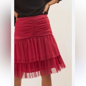 Anthropologie tulle skirt